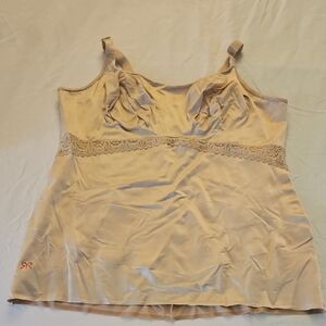 Ruby Ribbon Blush Nude Lace Cami